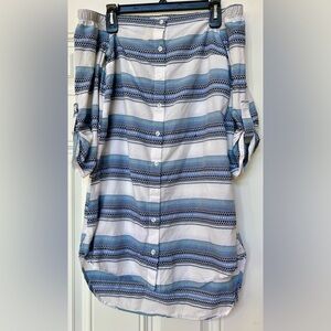 Western shirt inspired dress